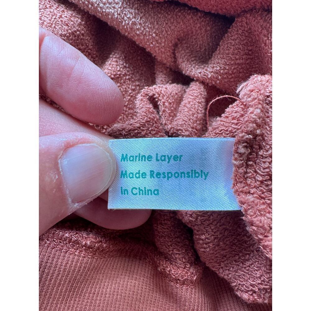 Marine Layer Vintage Terry sweatshirt women’s medium, cropped styling - Picture 9 of 10